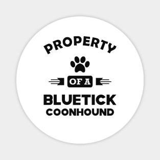 Bluetick coonhound Dog - Property of a bluetick coonhound Magnet